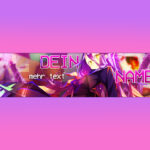 Anime "Shiro" Profilbild + Banner (2in1)