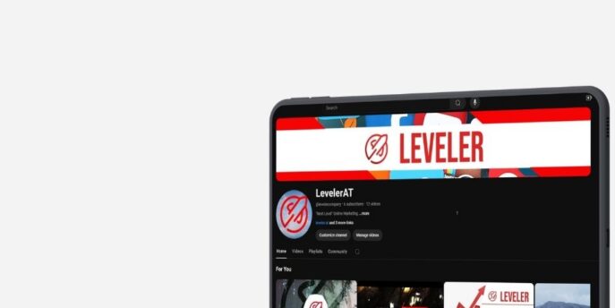 Leveler Shop & Designs 15 kanal design mockup
